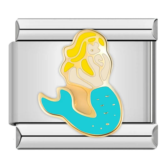 Beautiful Mermaid, on silver