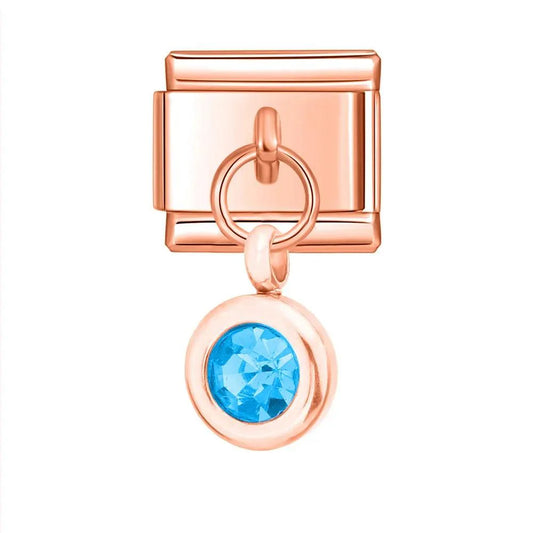 Birthstone December, on Rose Gold