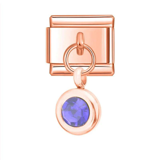 Birthstone February, on Rose Gold