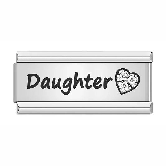 Daughter with Heart, on Silver