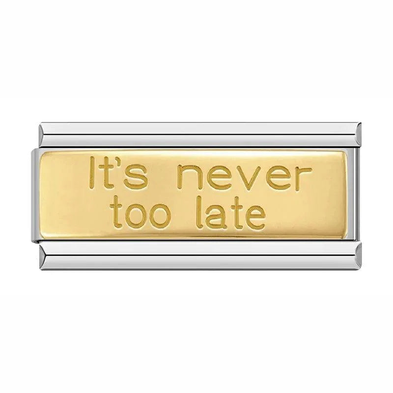 Gold Plate, It's Never too Plate, on Silver