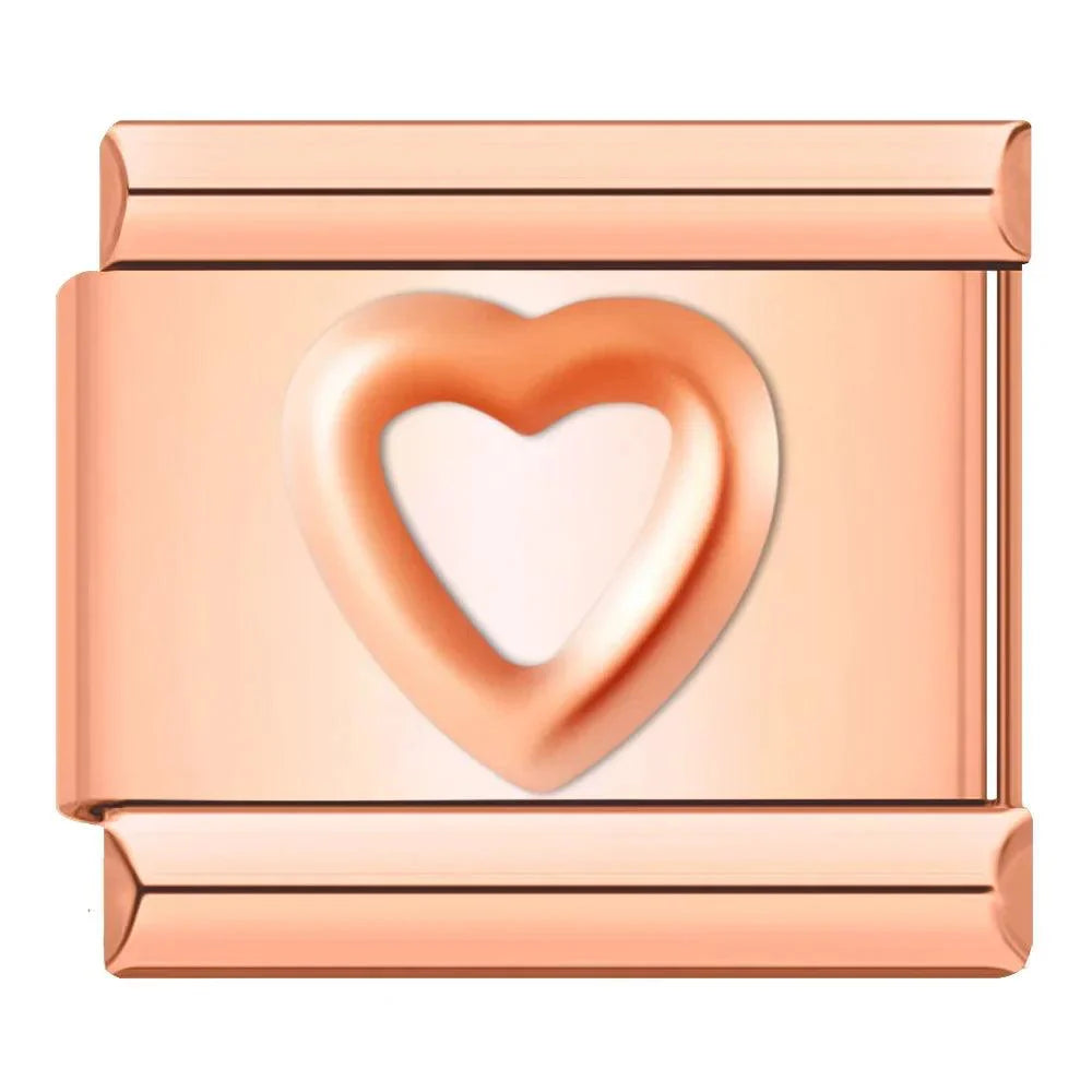 Heart, on Rose Gold