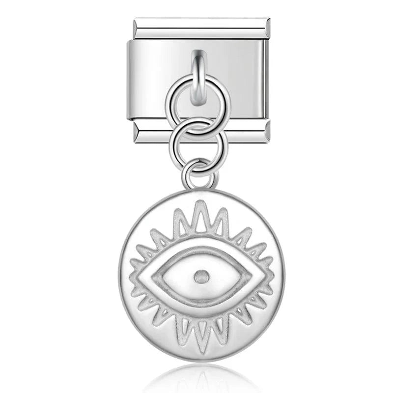 Illuminated Eye, on Silver