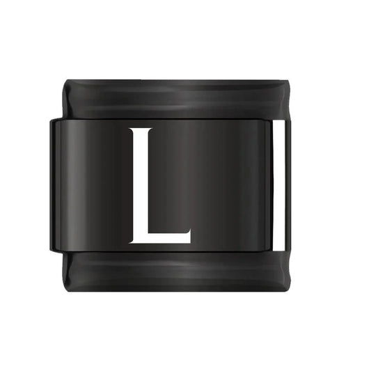 Letter L in White, on Black