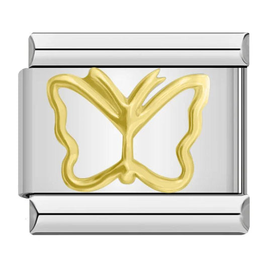 Papillon en Or et Argent