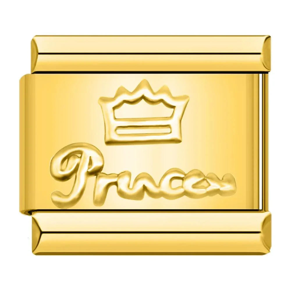 Princess with Crown, on Gold