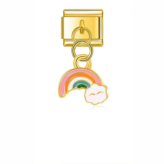 Rainbow, on Gold