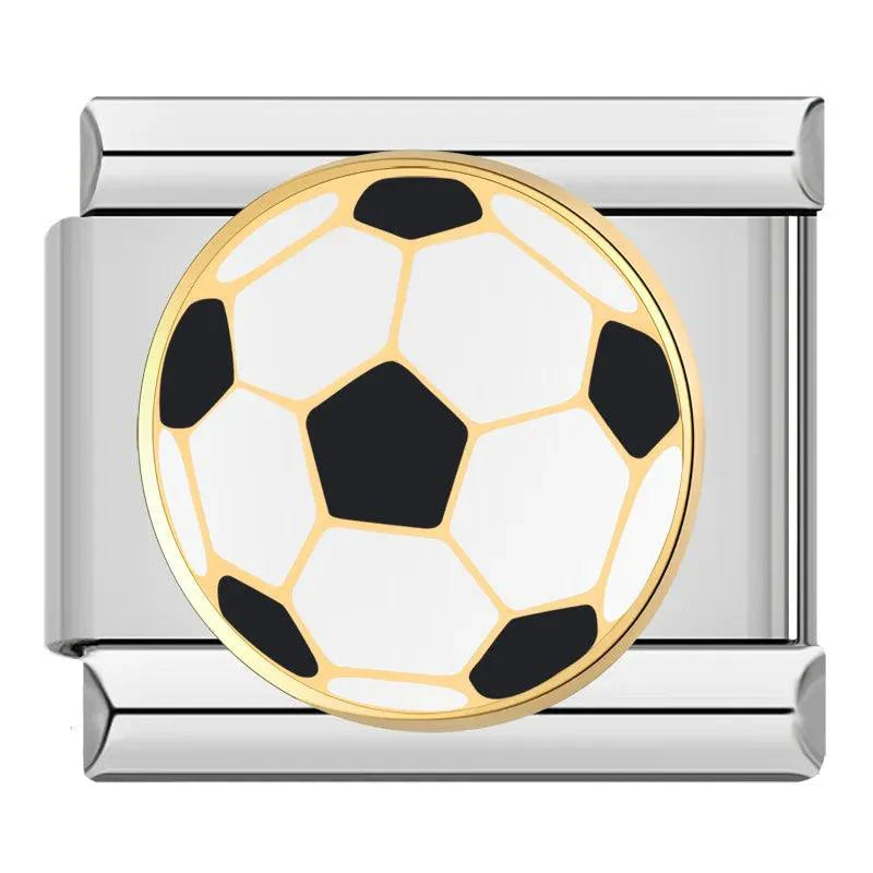 Soccer Ball, on Silver